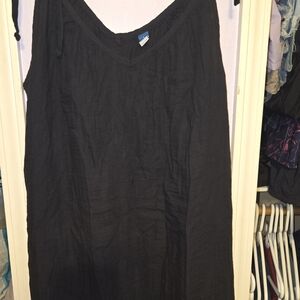 Old Navy Black Tie SleeveDress